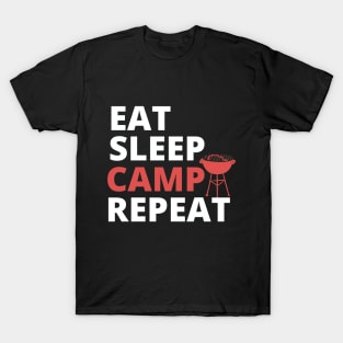 Eat Sleep Camp Repeat T-Shirt